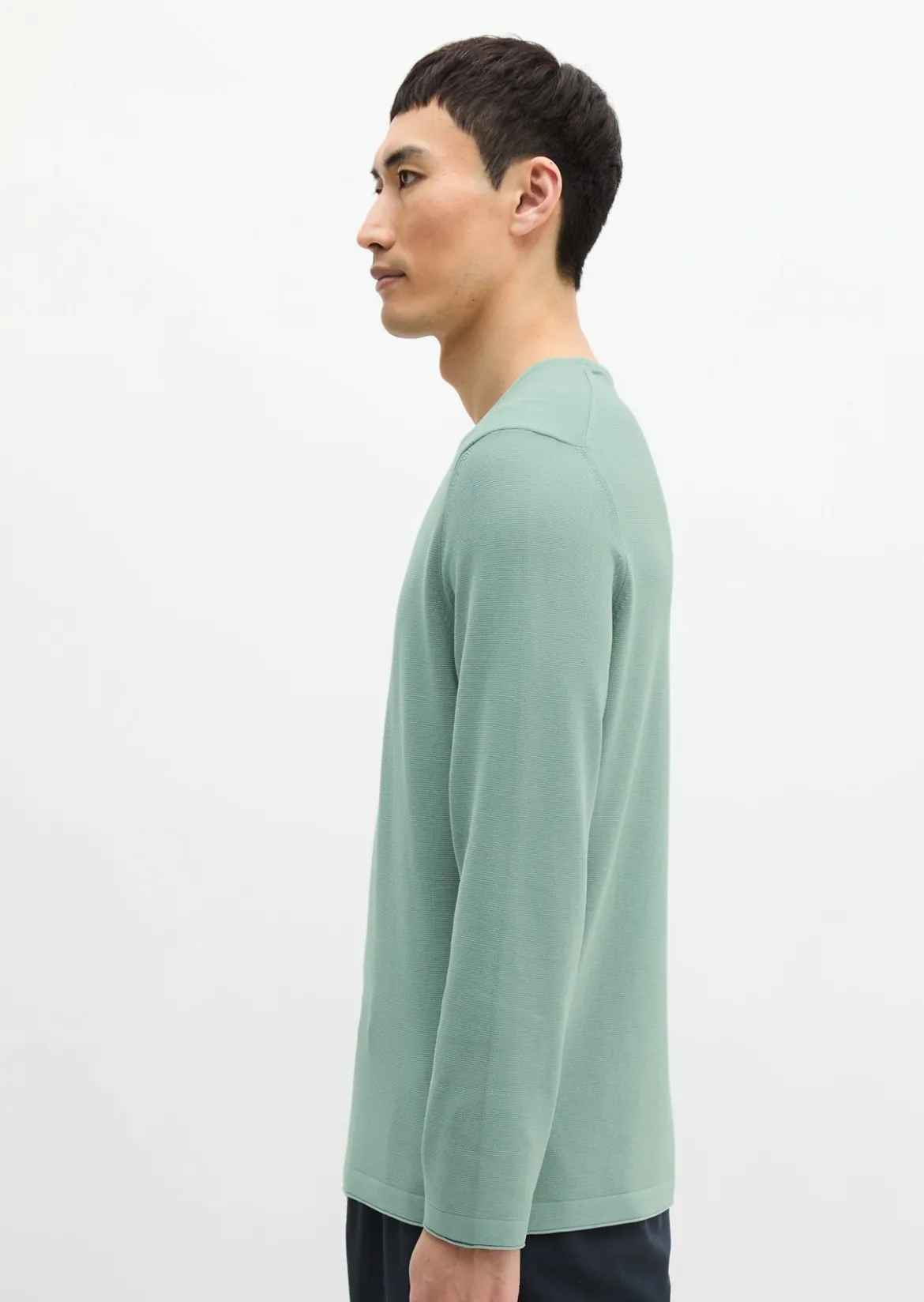 Feinstrick-Pullover regular aus zertifizierter Bio-Baumwolle