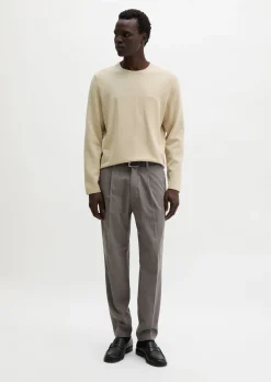 Feinstrick-Pullover regular aus zertifizierter Bio-Baumwolle