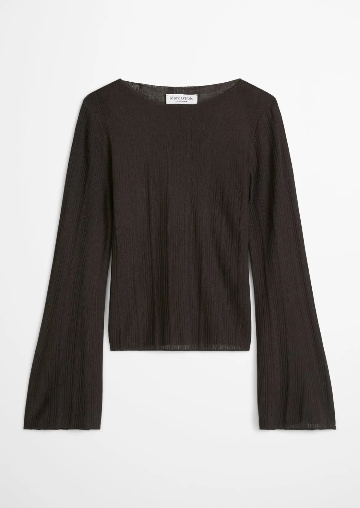 Feinstrickpullover slim aus edlem Viskose-Leinen-Mix