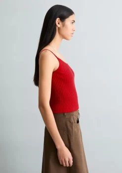 Feinstrick-Top slim aus LENZING™ ECOVERO™