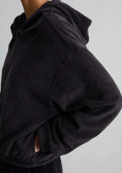 Frottee-Jacke relaxed aus Organic Cotton