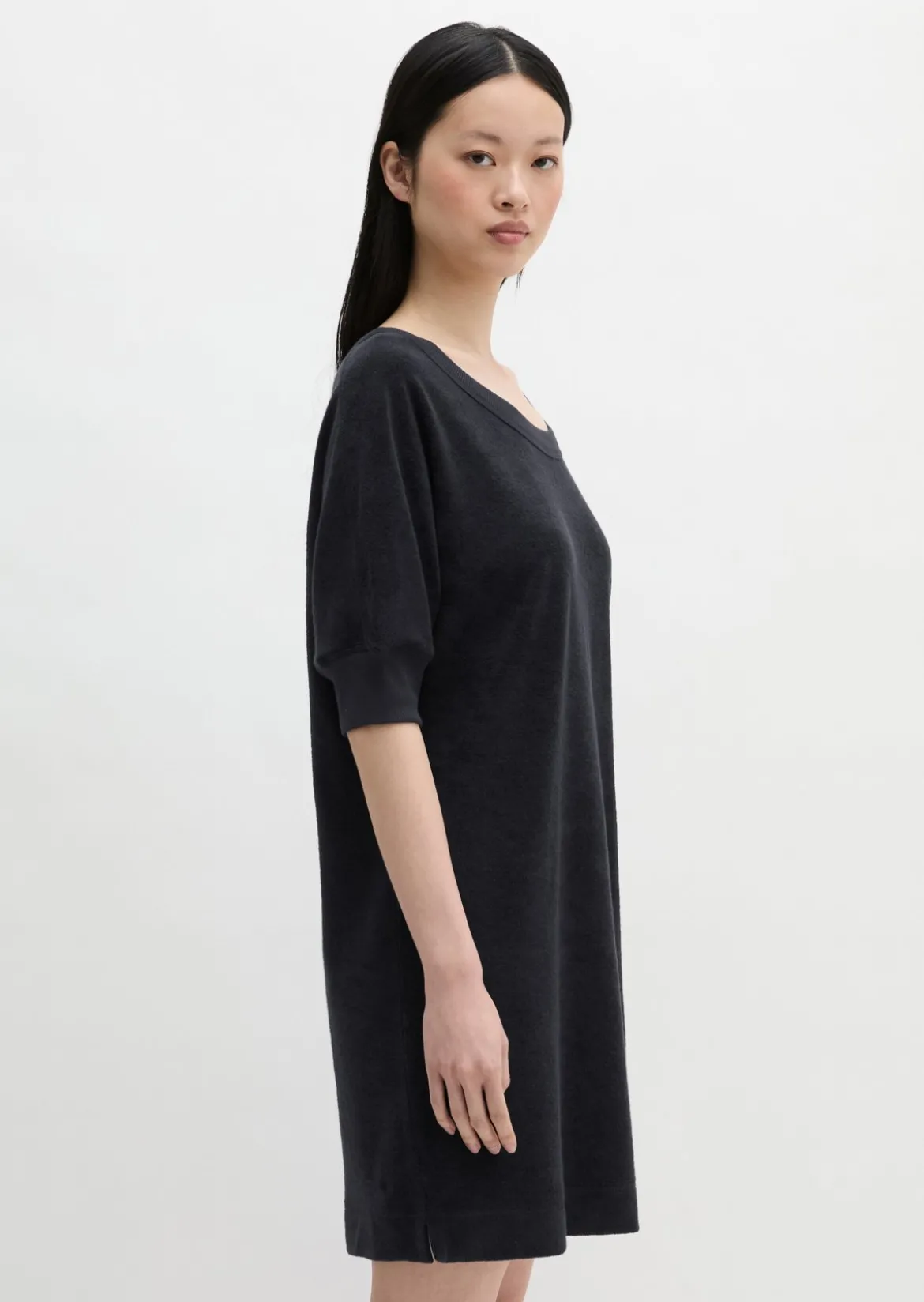 Frottee-Kleid loose aus Organic Cotton-Mix