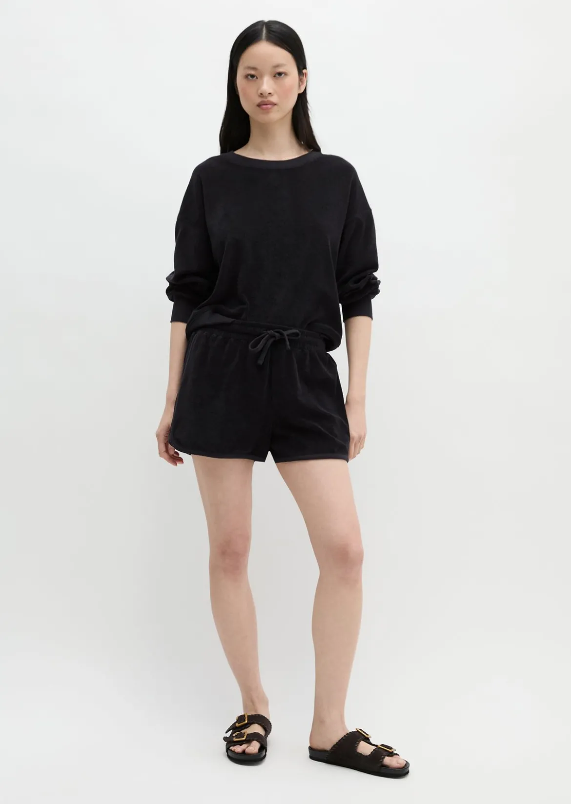 Frottee-Sweatshirt regular aus Organic Cotton-Mix