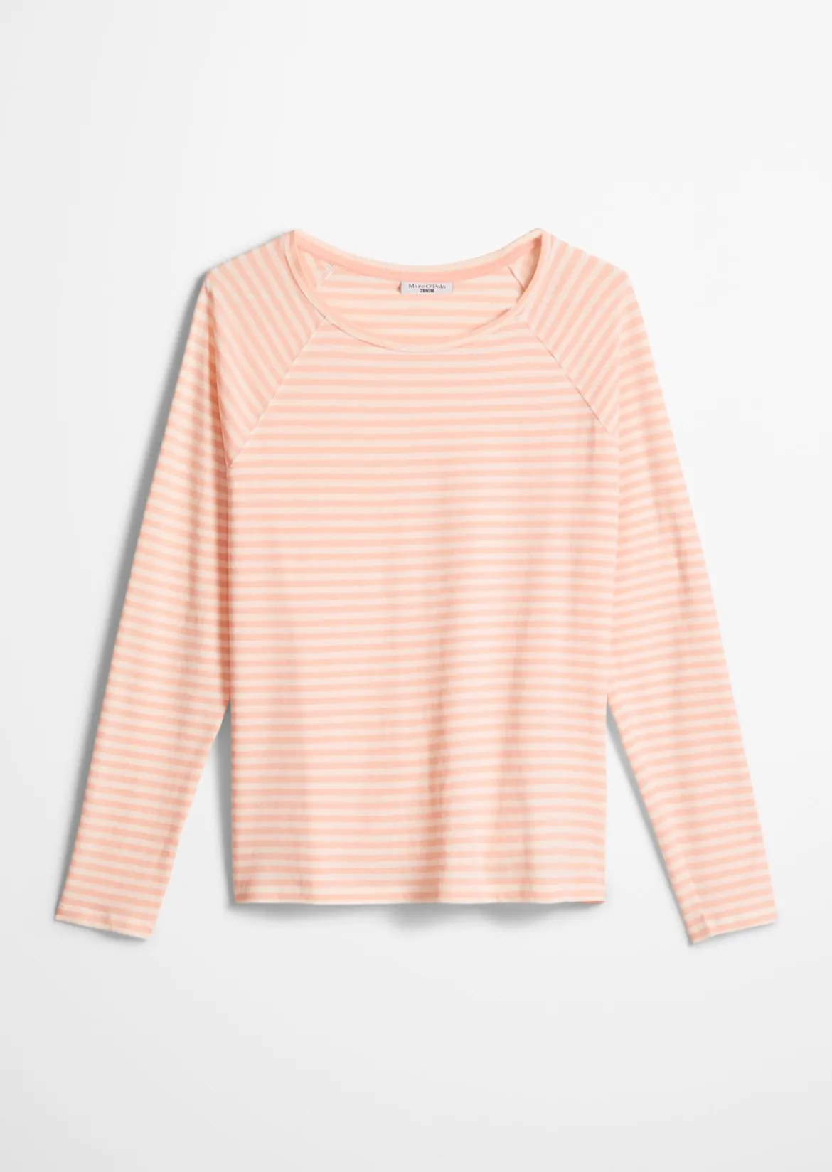 Gestreiftes Longsleeve relaxed aus Loose Knit Jersey