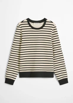 Gestreiftes Sweatshirt regular aus Organic Cotton