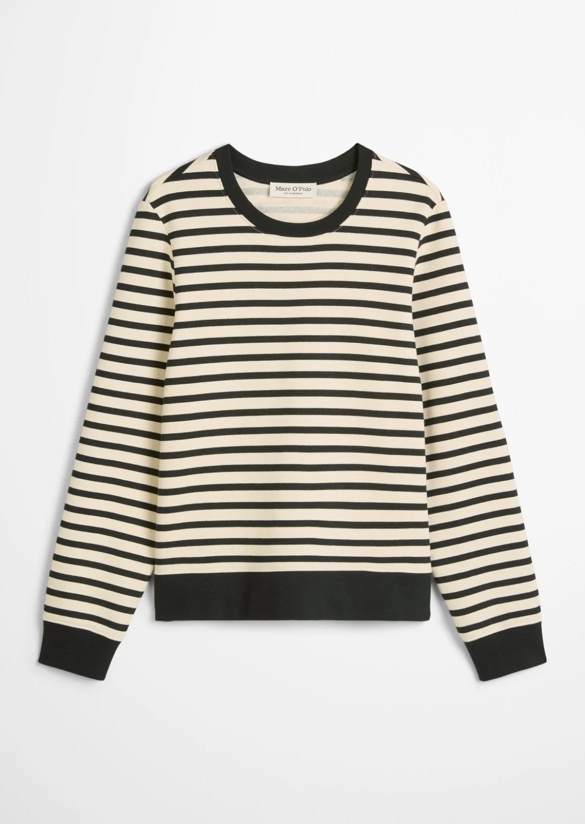 Gestreiftes Sweatshirt regular aus Organic Cotton