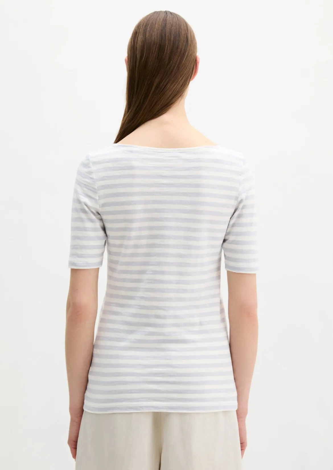 Gestreiftes T-Shirt regular aus Organic Cotton-Jersey