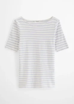 Gestreiftes T-Shirt regular aus Organic Cotton-Jersey