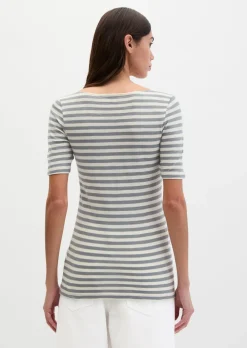Gestreiftes T-Shirt regular aus Organic Cotton-Jersey