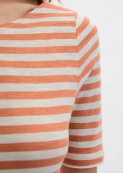 Gestreiftes T-Shirt regular aus Organic Cotton-Jersey