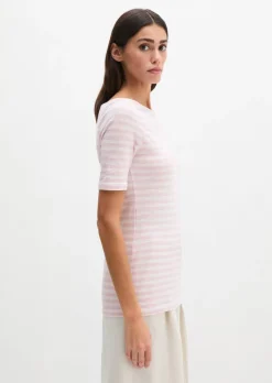 Gestreiftes T-Shirt regular aus Organic Cotton-Jersey