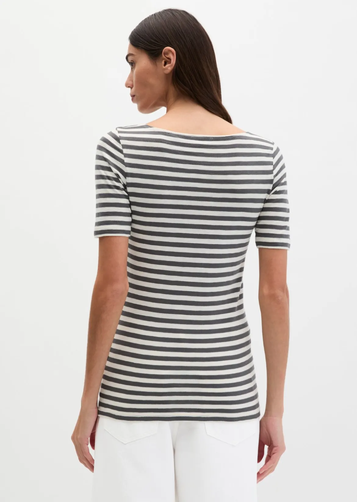 Gestreiftes T-Shirt regular aus Organic Cotton-Jersey