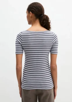 Gestreiftes T-Shirt slim aus Organic Cotton-Jersey