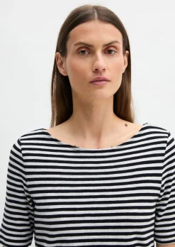 Gestreiftes T-Shirt slim aus Organic Cotton-Jersey