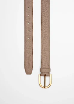 Gürtel aus strukturiertem Schafleder