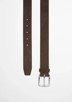 Gürtel aus weichem Veloursleder