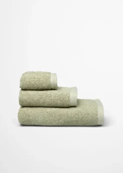 Gästehandtuch Model Timeless Melange aus reiner Bio-Baumwolle