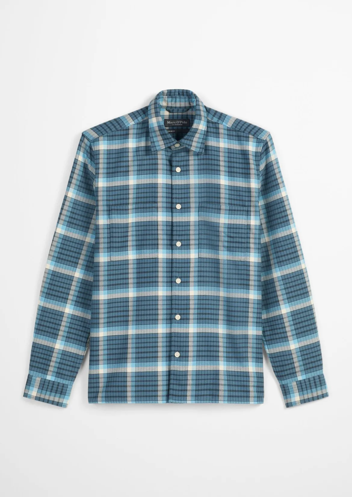 Hemd regular aus schwerem Bio-Baumwoll-Twill