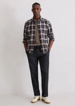 Hemd regular aus schwerem Bio-Baumwoll-Twill