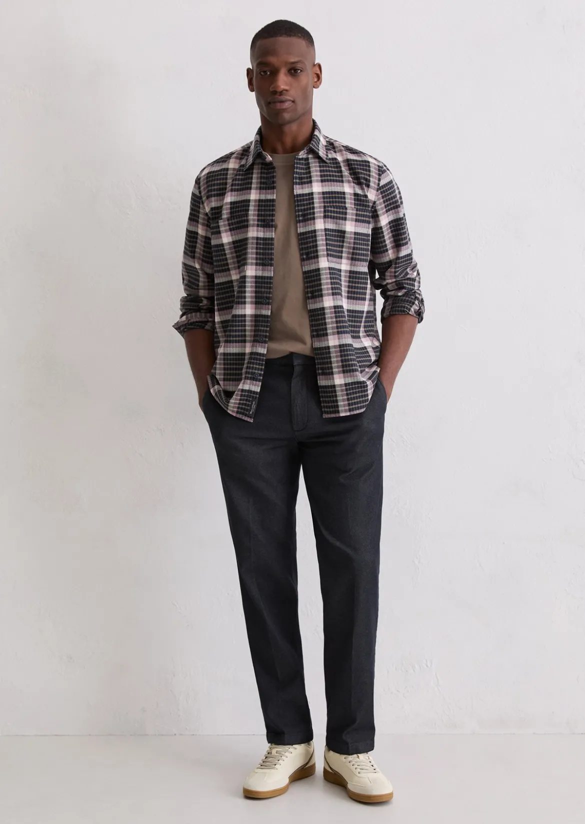 Hemd regular aus schwerem Bio-Baumwoll-Twill