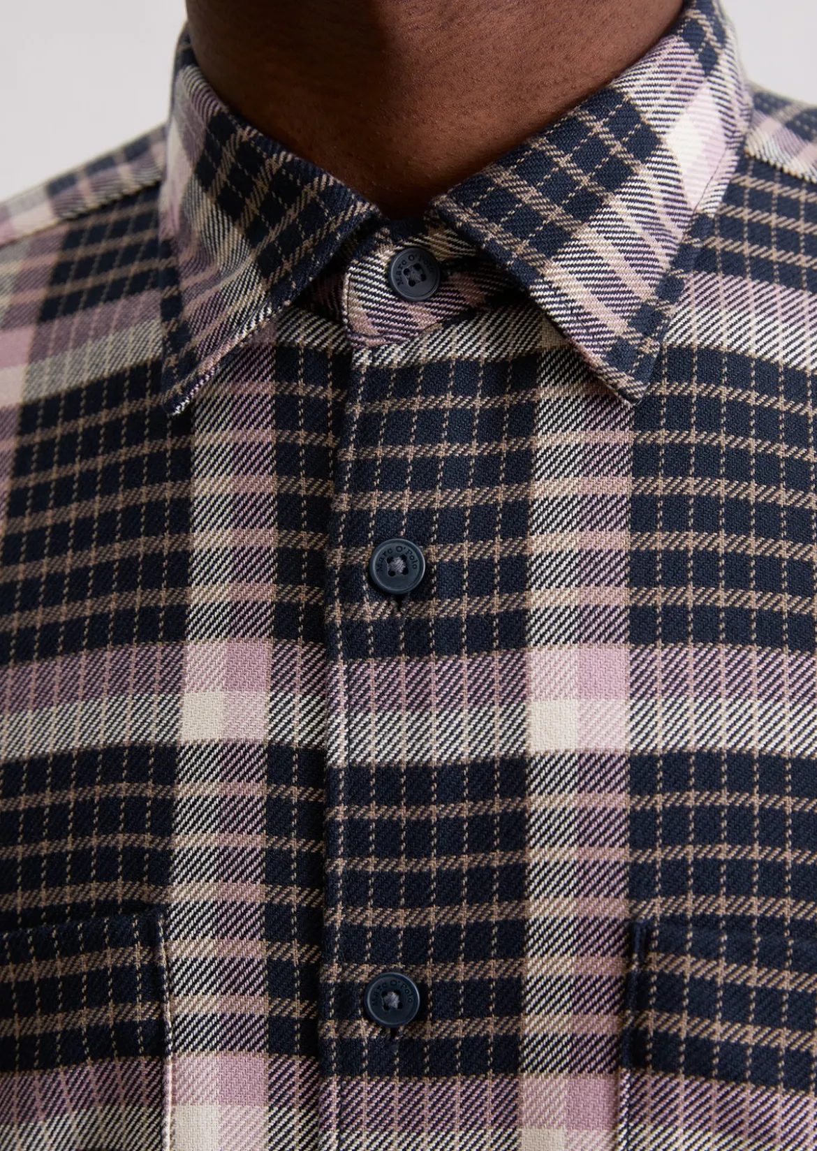 Hemd regular aus schwerem Bio-Baumwoll-Twill