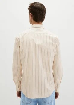 Hemd shaped aus bewegtem Bio-Baumwoll-Popeline