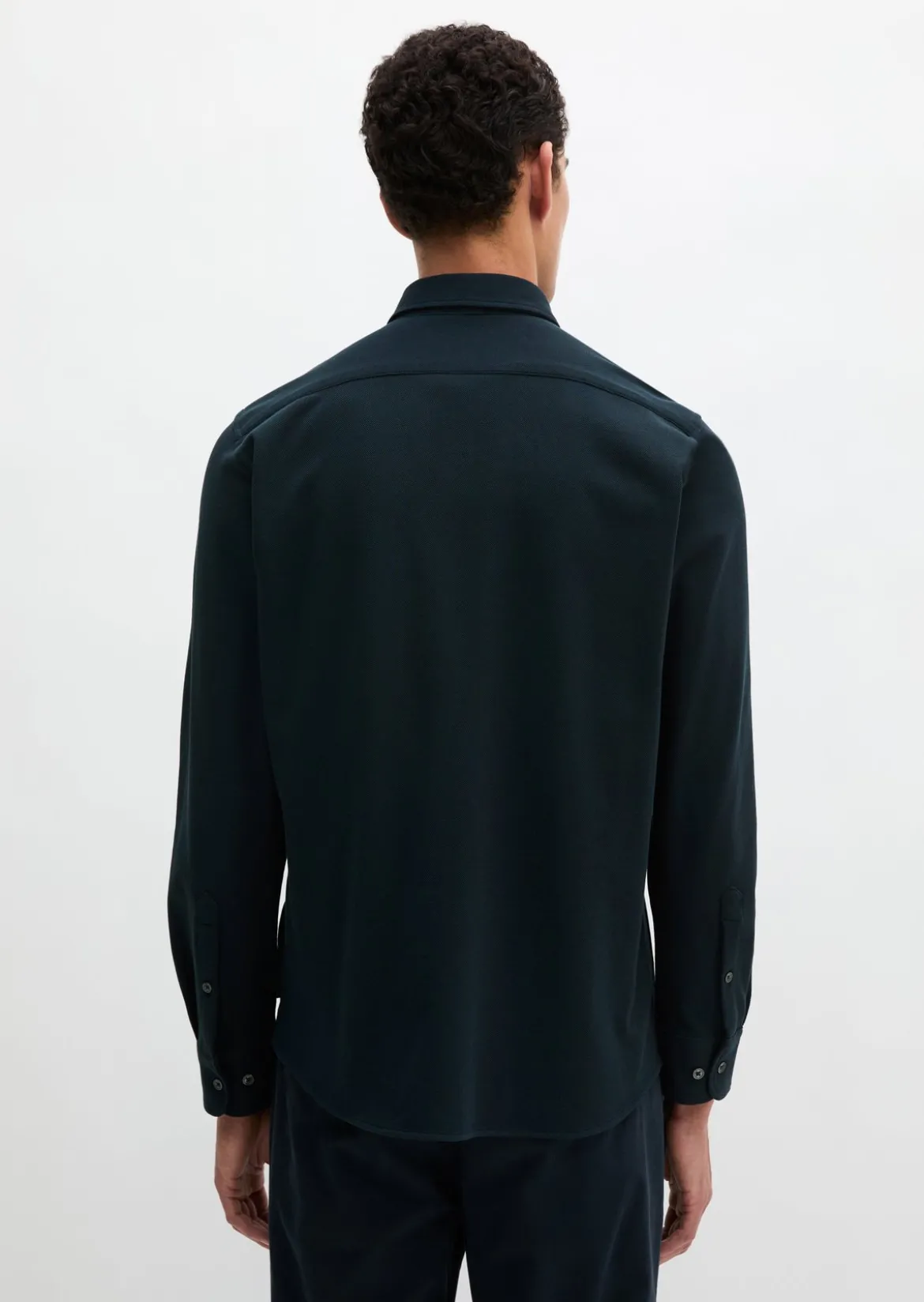 Hemd shaped aus Bio-Baumwoll-Piqué