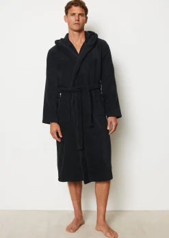 Herren-Bademantel Model Timeless mit Kapuze