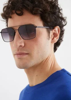 Herren-Sonnenbrille aus leichtem Metall