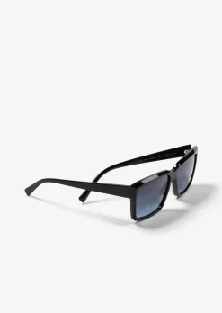 Herren-Sonnenbrille in moderner rechteckiger Form