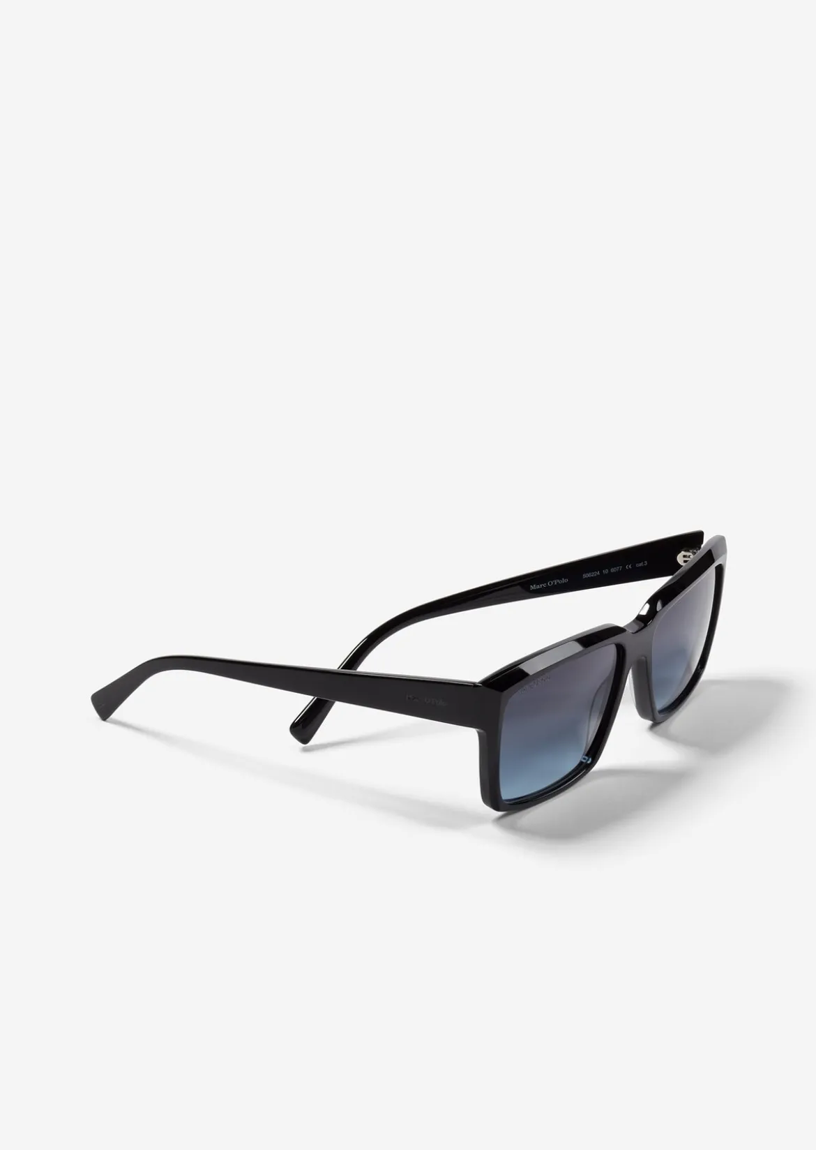 Herren-Sonnenbrille in moderner rechteckiger Form