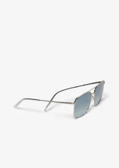 Herren-Sonnenbrille mit Metallrahmen