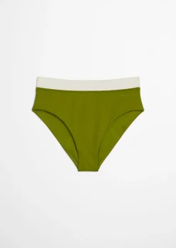 High-Waist Bikini-Slip aus recyceltem Material