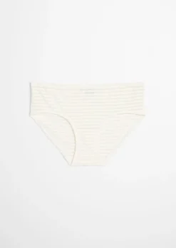 Hipster-Panty mit Streifen-Struktur