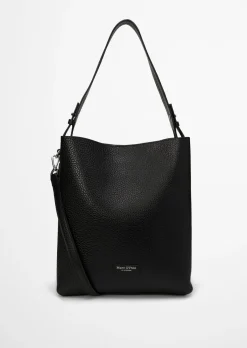 Hobo Bag medium aus genarbtem Rindleder