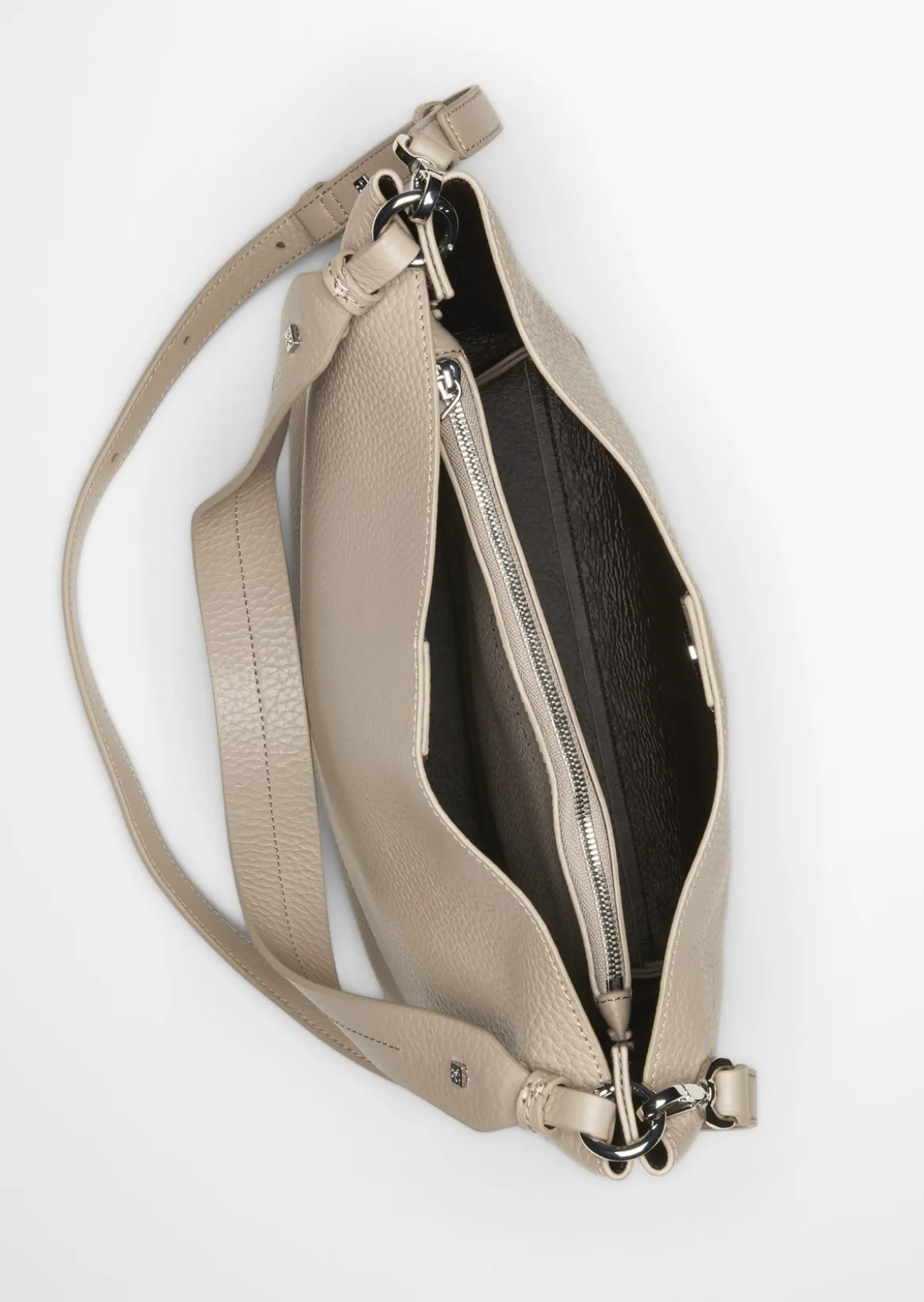 Hobo Bag medium mit großem Zipper-Mittelfach
