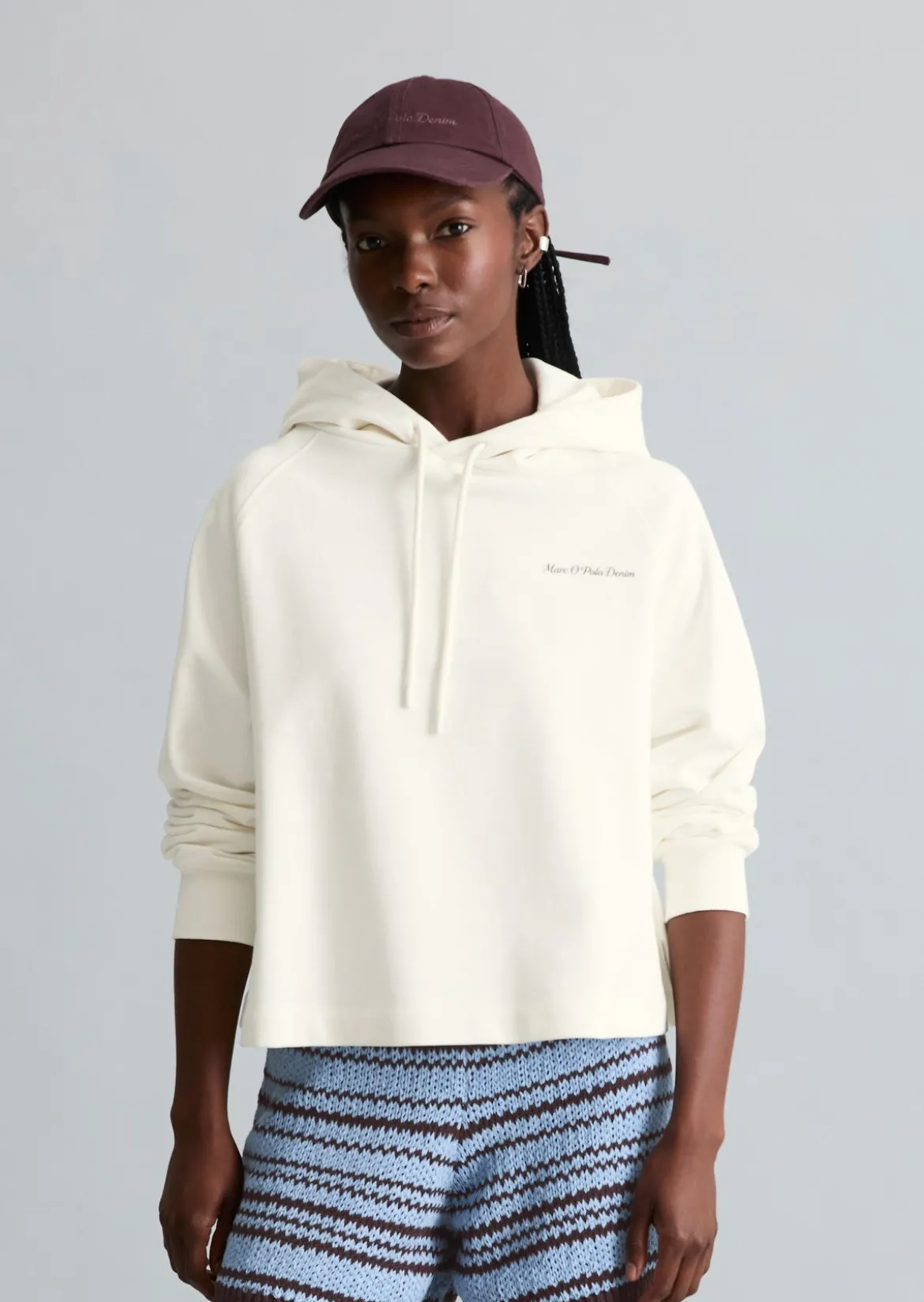 Hoodie oversize aus softem French Terry