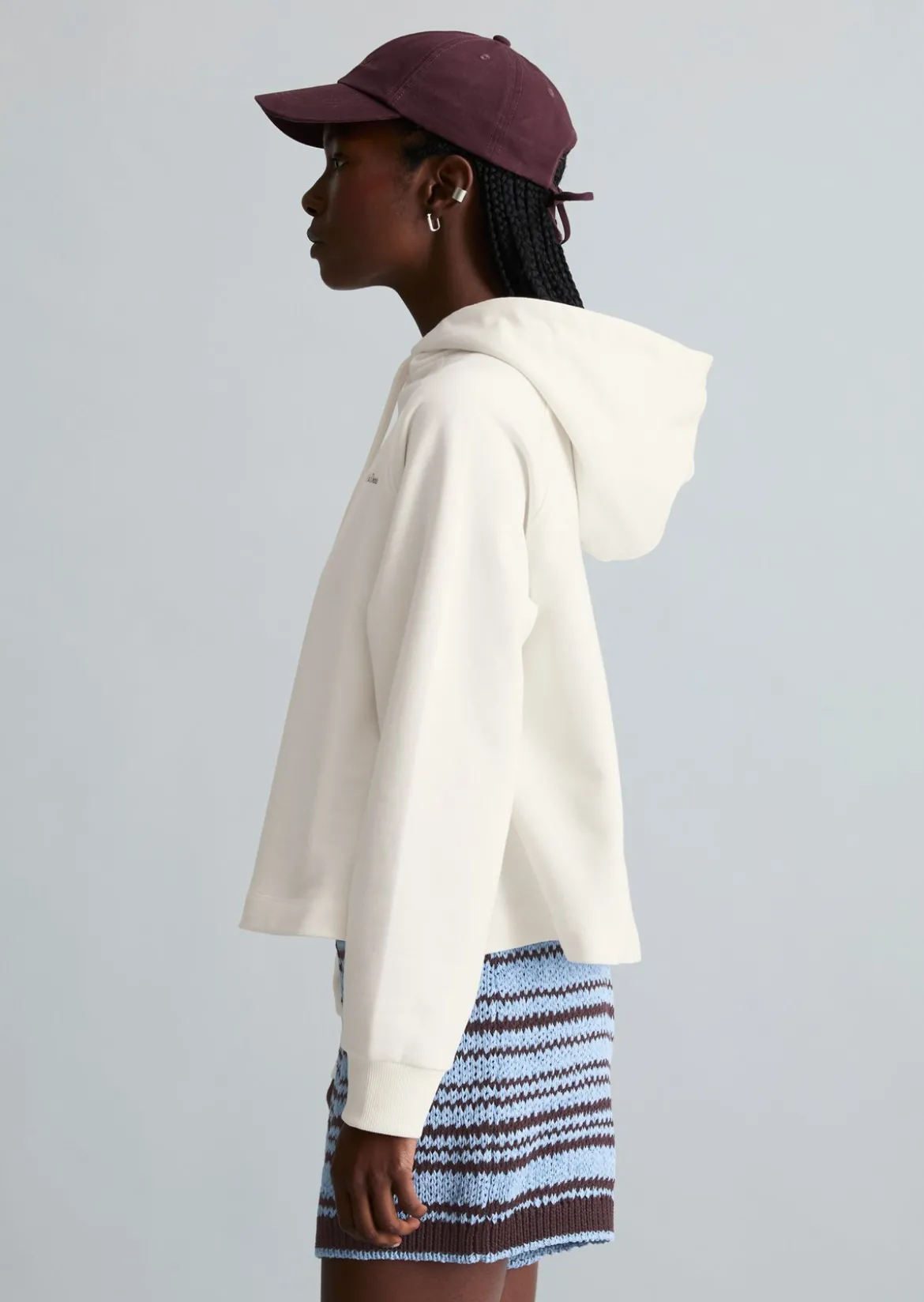 Hoodie oversize aus softem French Terry