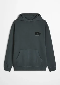 Hoodie relaxed aus recycelter Baumwolle