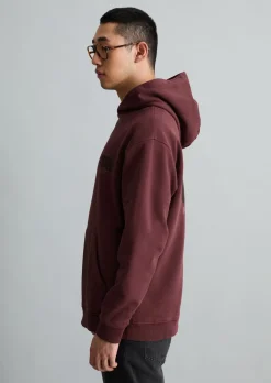 Hoodie relaxed aus recycelter Baumwolle