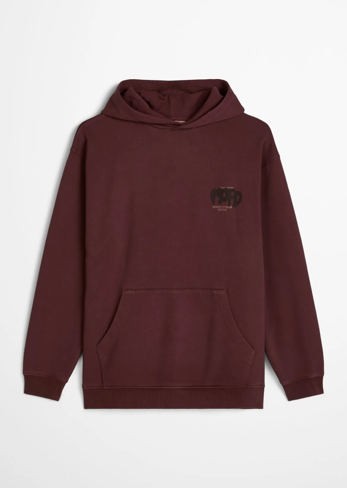 Hoodie relaxed aus recycelter Baumwolle