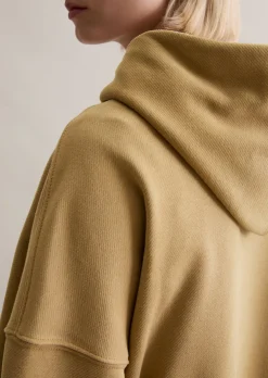 Hoodie relaxed mit breitem Rippbund