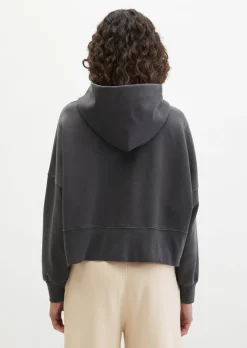 Hoodie relaxed mit recycelter Baumwolle