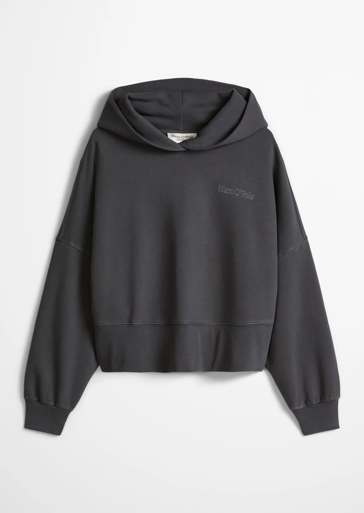 Hoodie relaxed mit recycelter Baumwolle