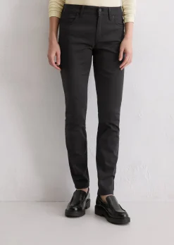 Hose Model Alby slim aus Smooth Sateen Stretch