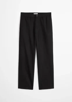 Hose Model Malte relaxed aus Bio-Baumwolle und Leinen