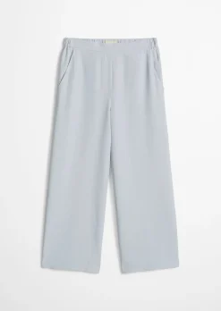 Hose Model Margo wide aus Lyocell-Leinen-Mix