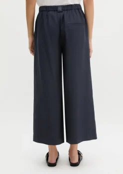Hose Model Margo wide aus Lyocell-Leinen-Mix