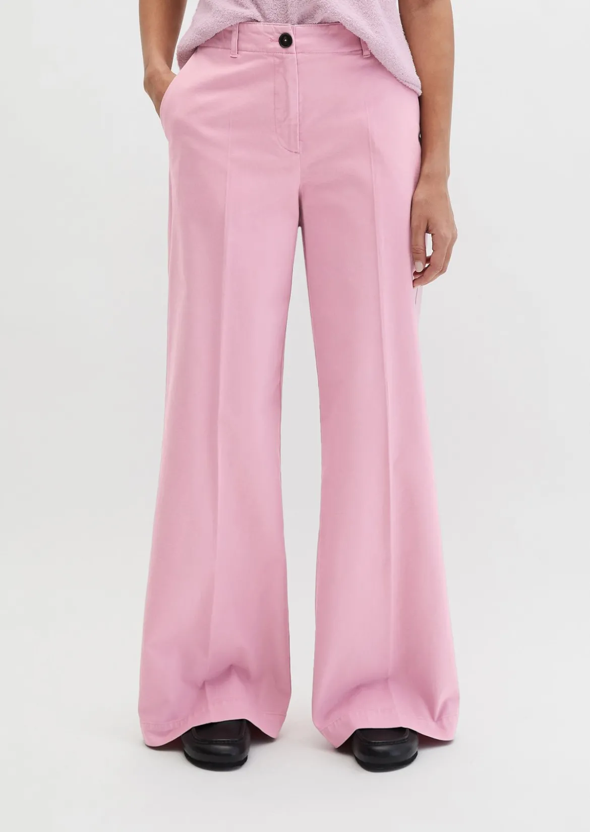 Hose Model Margo wide aus Organic Cotton-Twill