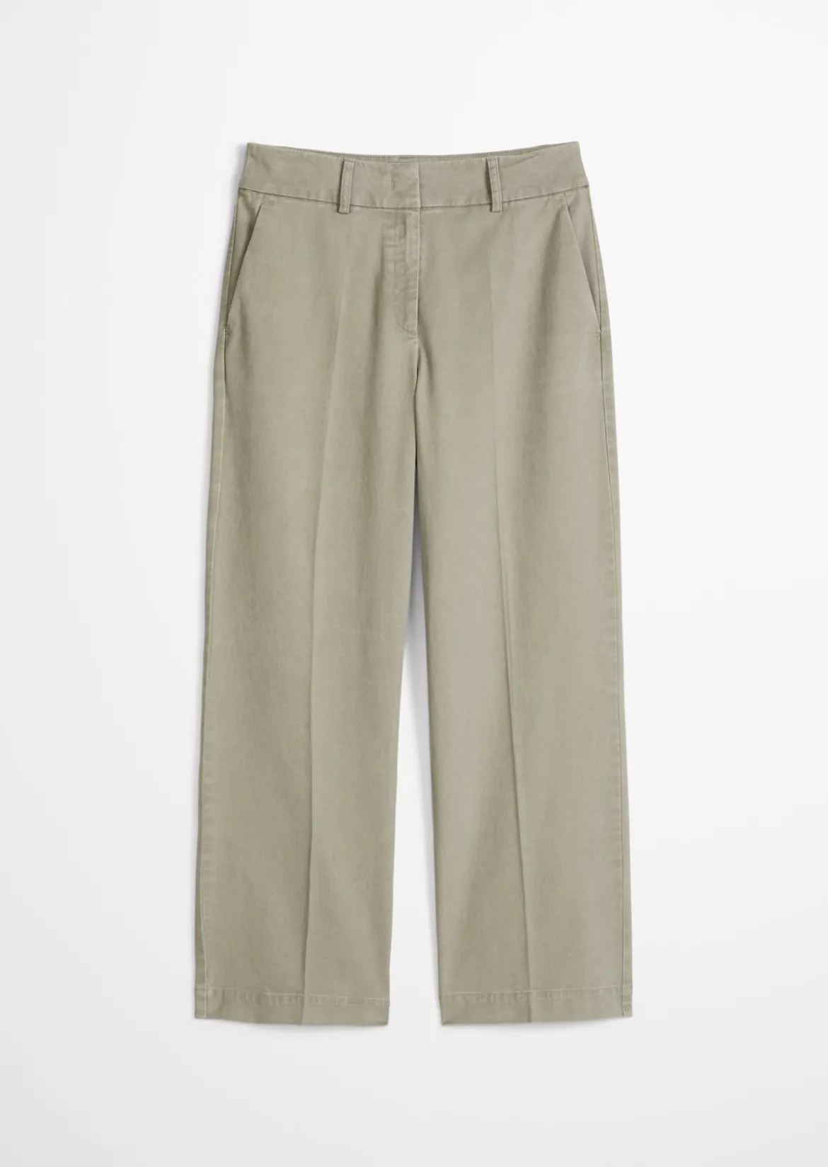 Hose Model Mea straight aus Organic Cotton-Twill